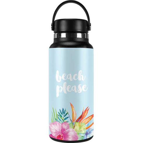 Beach Please Hydro Flask 32oz Wide Mouth Skin